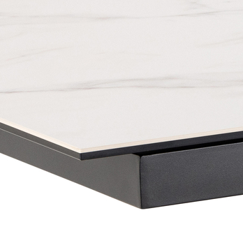 Jedálenský stôl IRWINE 210 biela/čierna 5