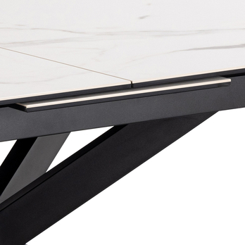 Jedálenský stôl IRWINE 210 biela/čierna 6