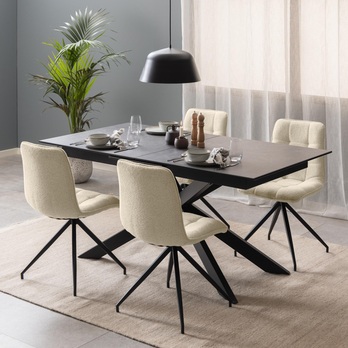 Jedálenský stôl IRWINE 210 čierna 1