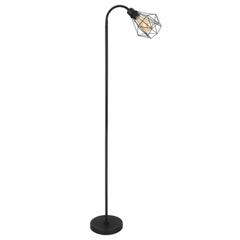 Stojacia lampa ISABELLA čierny kov 1