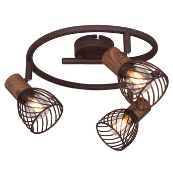 Bodové svietidlo ISABELLE 3 hrdzavá/prírodná 2