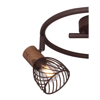 Bodové svietidlo ISABELLE 3 hrdzavá/prírodná 4