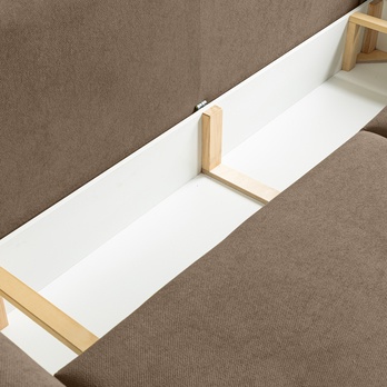 Pohovka ISADORA sivohnedá 2