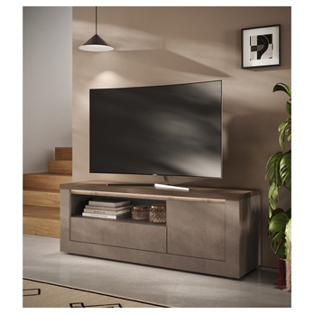 TV komoda ISCHIA 10 dub mercure/bronzová, šírka 160 cm 1