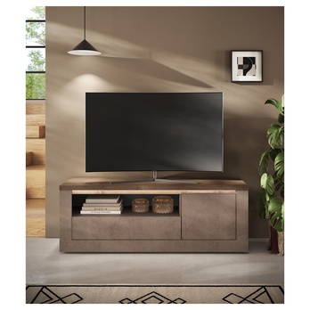 TV komoda ISCHIA 10 dub mercure/bronzová, šírka 160 cm 4