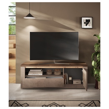 TV komoda ISCHIA 10 dub mercure/bronzová, šírka 160 cm 5