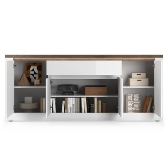 Komoda ISCHIA 7 dub mercure/biela 1