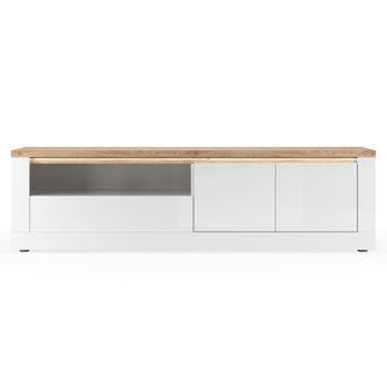 TV komoda ISCHIA 9 dub cadiz/biela, šírka 207 cm 1