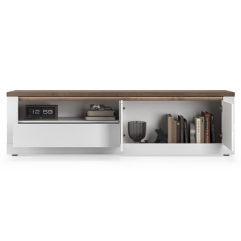 TV komoda ISCHIA 9 dub mercure/biela, šírka 207 cm 2