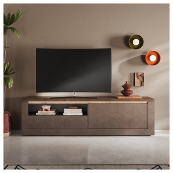 TV komoda ISCHIA 9 dub mercure/bronzová, šírka 207 cm 4