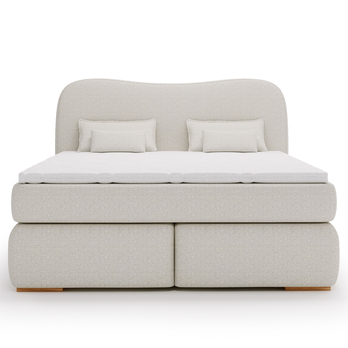 Posteľ boxspring ISLA COMFORT béžová, 140x200 cm 3
