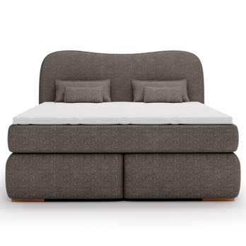 Posteľ boxspring ISLA COMFORT tmavohnedá, 140x200 cm 3