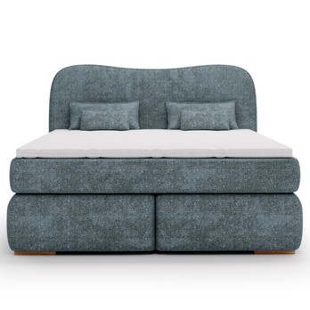 Posteľ boxspring ISLA COMFORT zelená, 140x200 cm 3