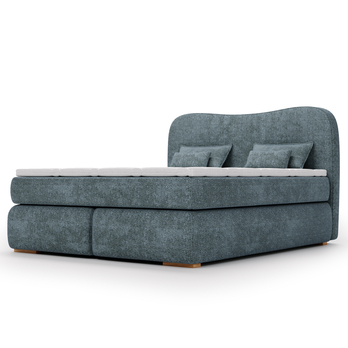 Posteľ boxspring ISLA COMFORT zelená, 140x200 cm 4