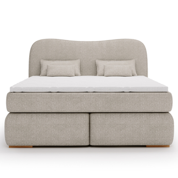 Posteľ boxspring ISLA COMFORT svetlohnedá, 160x200 cm 3