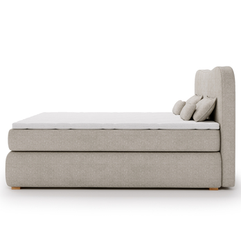 Posteľ boxspring ISLA COMFORT svetlohnedá, 160x200 cm 5