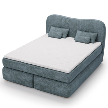 Posteľ boxspring ISLA COMFORT zelená, 160x200 cm 2