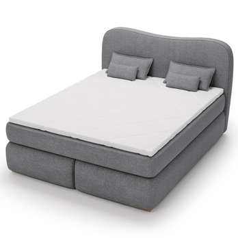 Posteľ boxspring ISLA COMFORT sivá, 160x200 cm 2