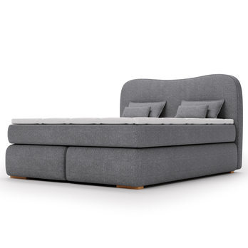 Posteľ boxspring ISLA COMFORT sivá, 160x200 cm 4