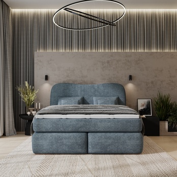 Posteľ boxspring ISLA COMFORT zelená, 180x200 cm 1