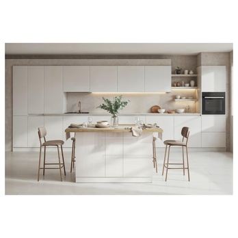 Kuchynský ostrovček ISLAND 160 biela vysoký lesk/dub 4
