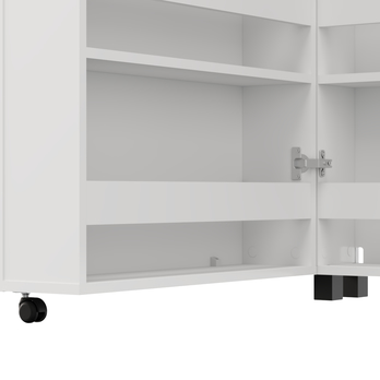 Skriňa na topánky ISLAY 1 opálovo biela 4