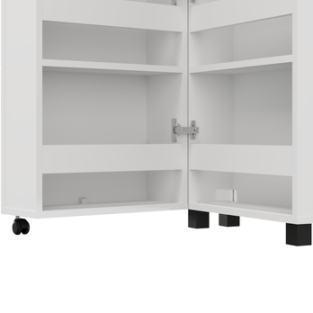 Skriňa na topánky ISLAY 2 opálovo biela 4