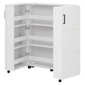 Skriňa na topánky ISLAY 3 opálovo biela 2