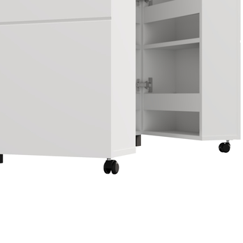 Skriňa na topánky ISLAY 4 opálovo biela 4