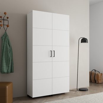 Skriňa na topánky ISLAY 4 opálovo biela 1