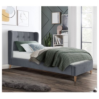 Posteľ s roštom ISTILLO sivá, 90x20 cm 1