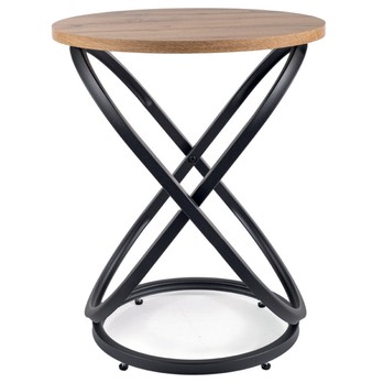 Prístavný stolík IUS 3 dub artisan/čierna 1