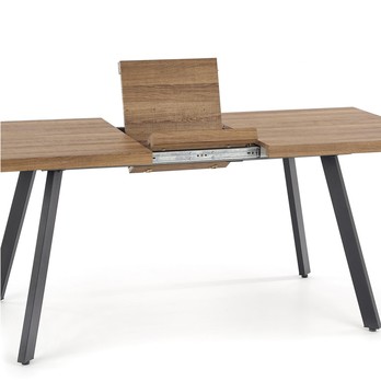 Jedálenský stôl IVÁN orech/čierna 2