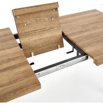 Jedálenský stôl IVÁN orech/čierna 6