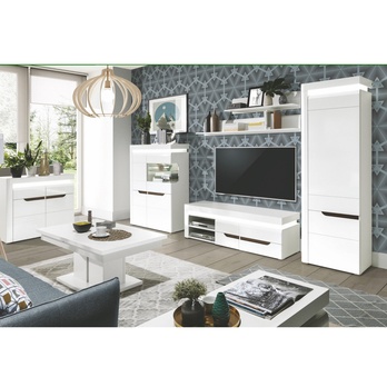 TV stolík IVONA biela 1