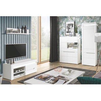 Regál IVONA biela 4