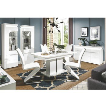 Vitrína IVONA biela, ľavá 4