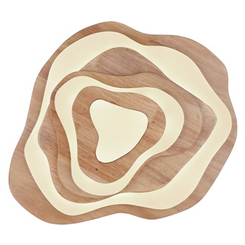 Stropné svietidlo JACKS biela/drevo 6