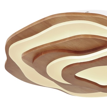 Stropné svietidlo JACKS biela/drevo 7