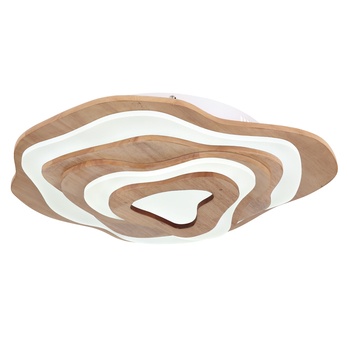 Stropné svietidlo JACKS biela/drevo 2