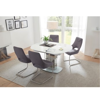 Jedálenský stôl JACKSON biela 1