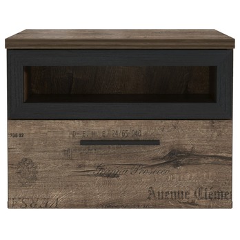 Nočný stolík JACKY ušľachtilý dub/čierny dub 3