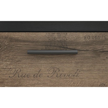 Nočný stolík JACKY ušľachtilý dub/čierny dub 5