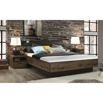 Nočný stolík JACKY ušľachtilý dub/čierny dub 6