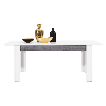 Jedálenský stôl JADE B10 biela/betón 1