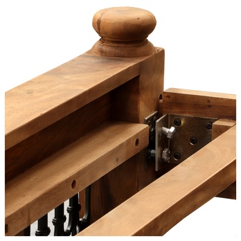 Posteľ s roštom JALILA palisander, 180x200 cm 3