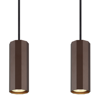 Závesné svietidlo JAMES III bronz 4