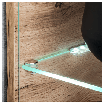 Obývacia stena JAMIL II dub wotan/antracitová 4