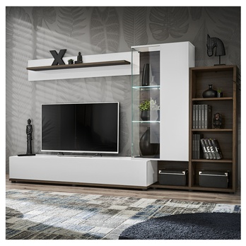 Obývacia stena JAMIL II brest/biela 1
