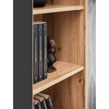 Obývacia stena JAMIL II dub wotan/antracitová 11